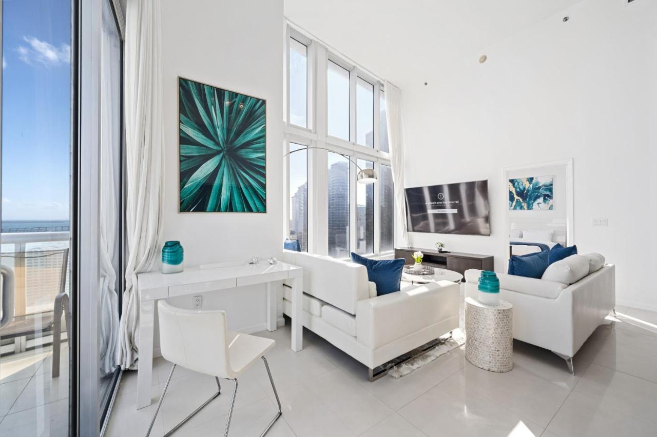 Iconic Luxurious High Ceilings Unit Brickell W Daire Miami Dış mekan fotoğraf