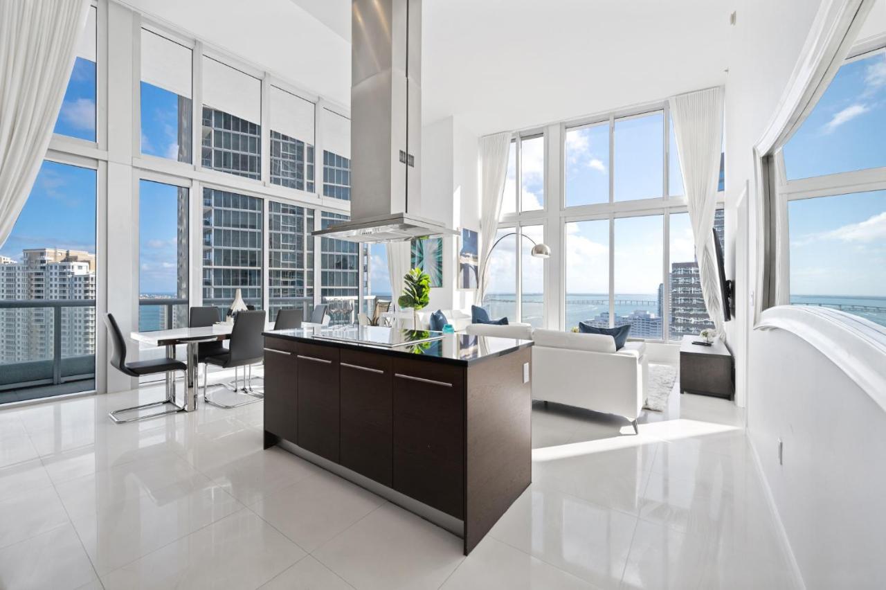 Iconic Luxurious High Ceilings Unit Brickell W Daire Miami Dış mekan fotoğraf